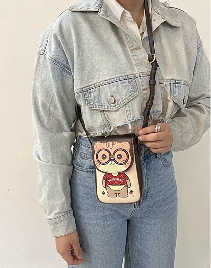 کیف پاسپورتی گربه ای کد 2126