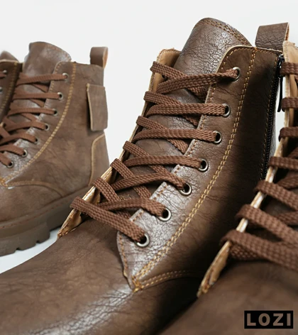 بوت ساق‌دار مردانه قهوه ای سوخته Timberland