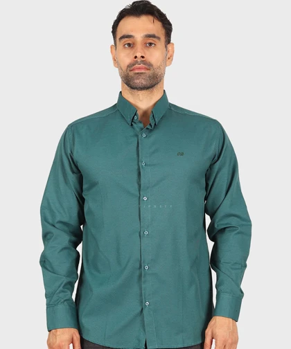 پیراهن مردانه آستین بلند ساده 0108