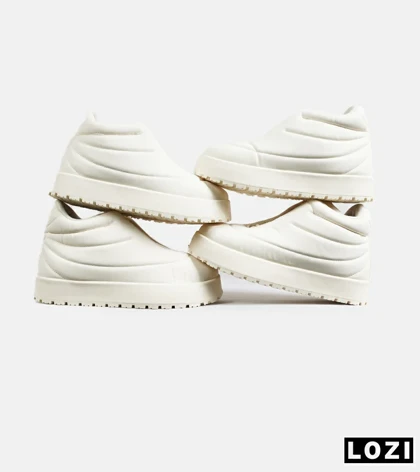 نیم بوت مردانه و زنانه کرم شیری UGG مدل 7125