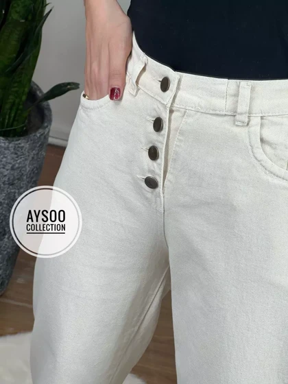 شلوار مام استایل استخونی