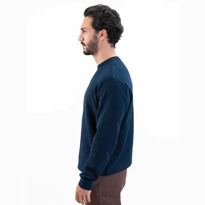 پلیور بافت یقه گرد رگولارفیت مردانه - 03252158