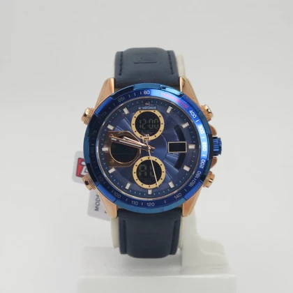 ساعت مچی مردانه نیوی فورس Naviforce 9197 دو زمانه و دو موتور کوارتز ژاپن