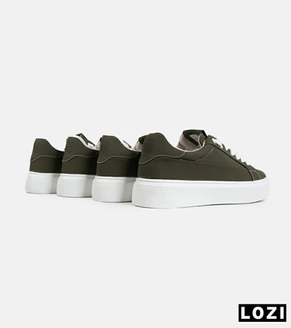 کفش اسنیکرزمردانه زیتونی PULL & BEAR مدل 7131