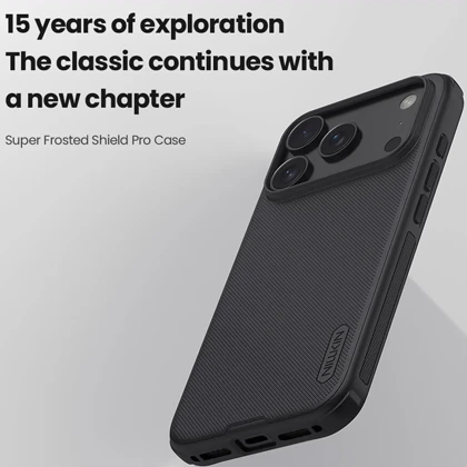 قاب گوشی آیفون 17 پرو نیلکین Nillkin Super Frosted Shield Pro