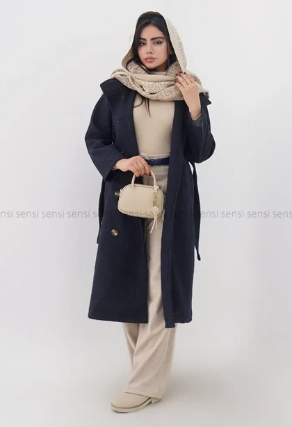 پالتو فوتر یقه ایستاده آستر دار @کد1004971