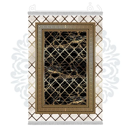 فرشینه از جنس پارچه هازان مخمل ترک طرح سنتی و مدرن برند دفه کد DHU162