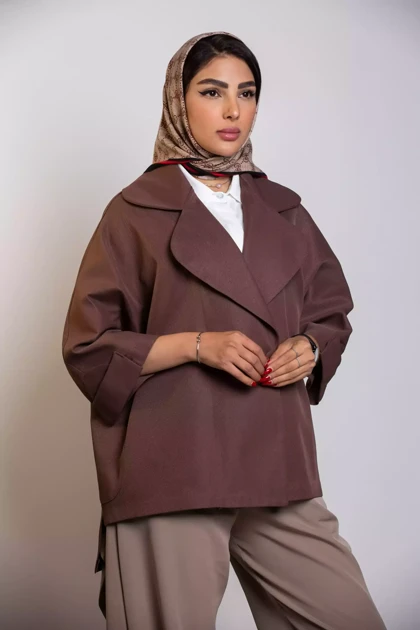 مانتو کتان کجراه سارینا