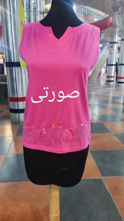 تاپ زنانه یقه هفت باران