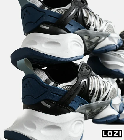 کفش کتانی مردانه و زنانه سفید مشکی آبی ADIDAS performance x9000l4