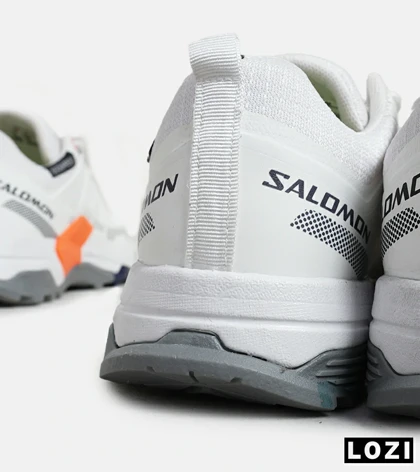 کفش کتانی مردانه و زنانه سفید طوسی Salomon speed cross v03