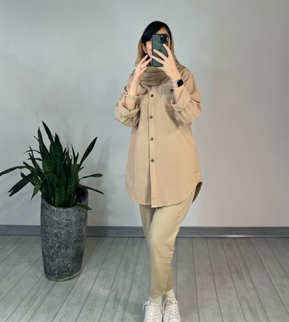 مانتو مداد رنگی پسته 1