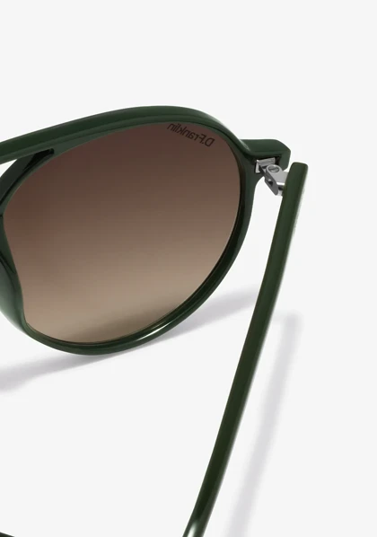 عینک آفتابی دی فرانکلین مدل D.franklin America Round Khaki / G15