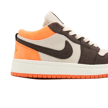 کتانی جردن 1 کرم نارنجی کد 6078