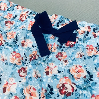 ست لباس خواب زنانه پنتی penti آبی گل‌دار