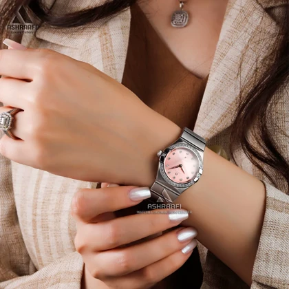 ساعت امگا کانسلیشن صورتی Omega Constellation SPd2