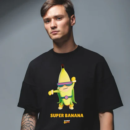 تیشرت Stumble Guys طرح Super Banana کد 255749