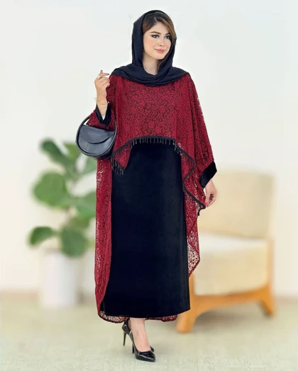 ست رویه پیراهن سرمه ( یلدایی)