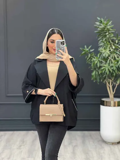 مانتو داکرون زیپ دوزی