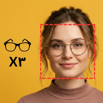 پکیج تست عینک طبی برای صورت مربعی (3 عددی)