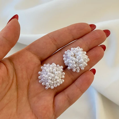 گوشواره زنانه مرواریدی کد 926