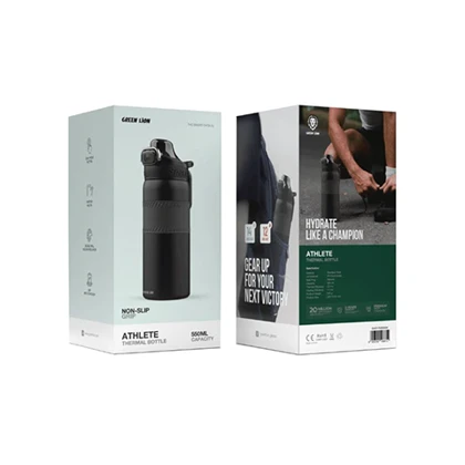 ماگ حرارتی اتلت گرین لاین مدل GREEN LION ATHLET THERMAL BOTL GNATHTMBBK