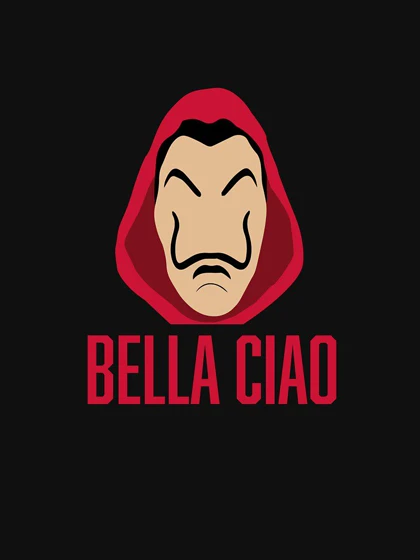 تیشرت کلاسیک سرقت پول | Money Heist Bella Ciao کد 244120