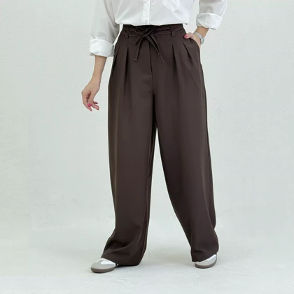 شلوار پارچه ای بگ زنانه