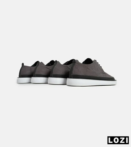 کتانی مردانه خاکستری PULL & BEAR