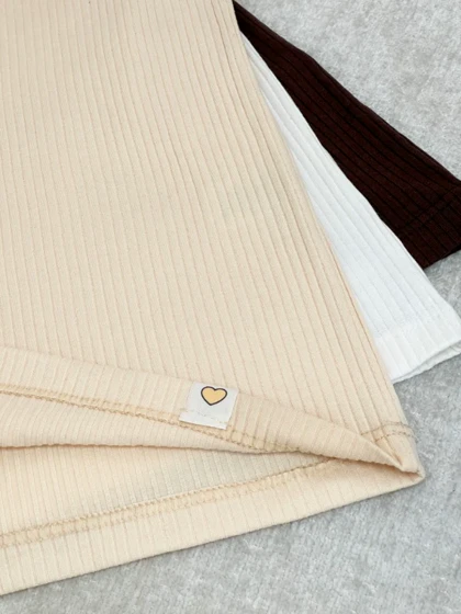 تاپ زنه یقه گرد کبریتی دلوین