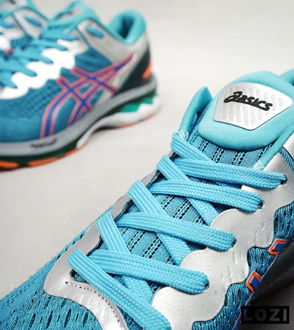 کتانی بزرگ پا آبی نارنجی ASICS GEL-KAYANO 27