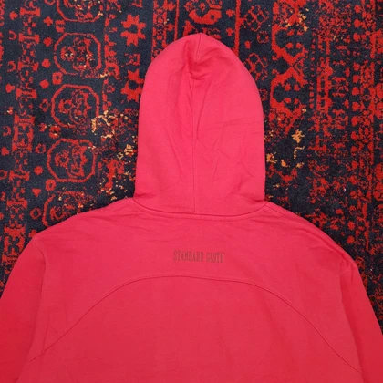 هودی قواره باکسی گرم بالا سرخابی از standard cloth کد 217