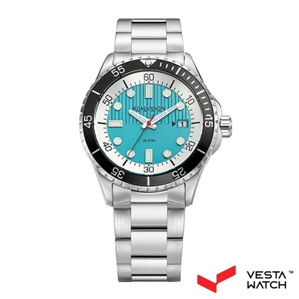 ساعت مچی مردانه رومانسون ROMANSONمدل AM4BS001MMWWAM2W-MINT