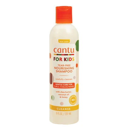 شامپو مو کودک آبرسان و بدون سوزش چشم کانتو مدل Nourishing TEAR-FREE مناسب موهای فر و موج‌دار حجم 237 میلی‌لیتر
