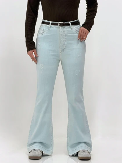 4004-شلوار بوت کات ترک ( ایراددار )