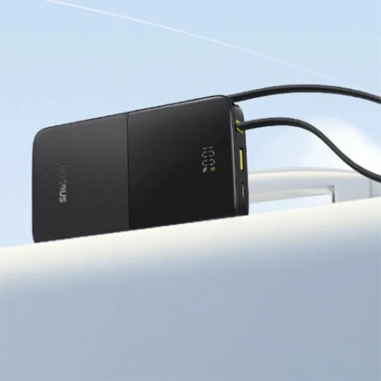 پاور بانک 10000 باسئوس Baseus مدل PPBD2P-1022 توان 22.5 وات با کابل