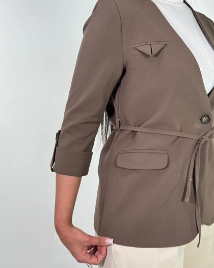 کت یقه هفت جیب فیلتو  کد 100167