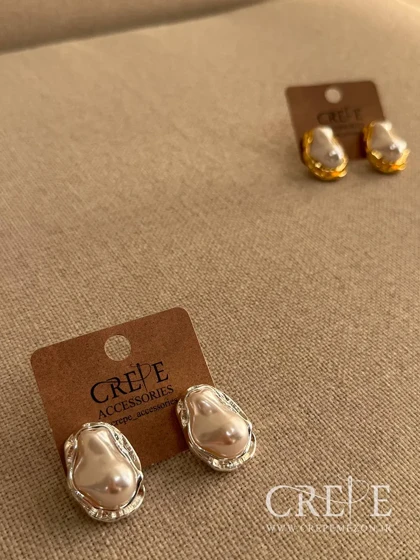 گوشواره صدف باروک