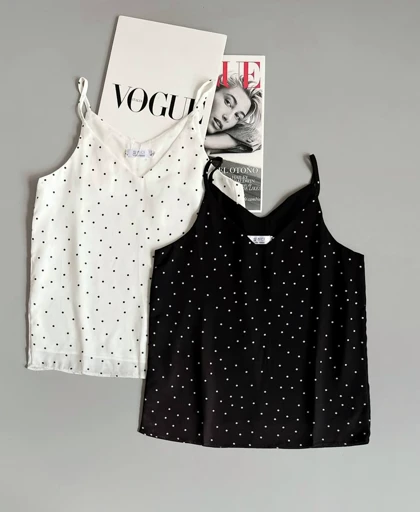 تاپ دو لایه کرپ حریر کد 2629