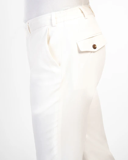 ام کی کالکشن شلوار رسمی mk-26091-white