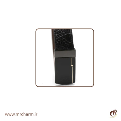 کمربند دورنگ چرم کروکودیلی mrc118-07