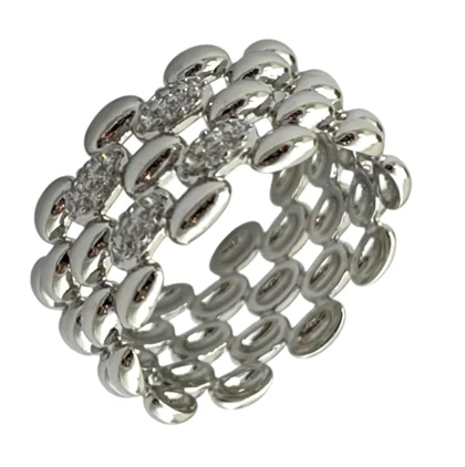 انگشتر زنانه ژوپینگ مدل ایمپریا لینک لوکس چندردیفه