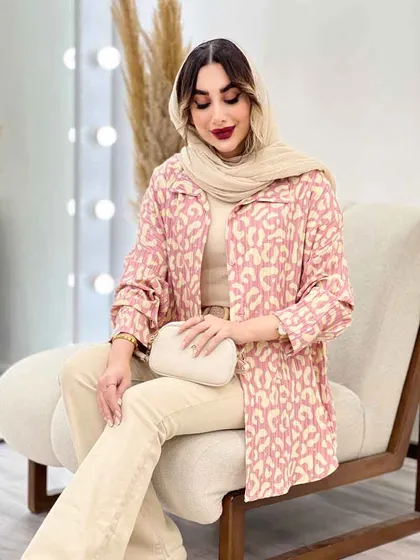شومیز طرح دار ملودی