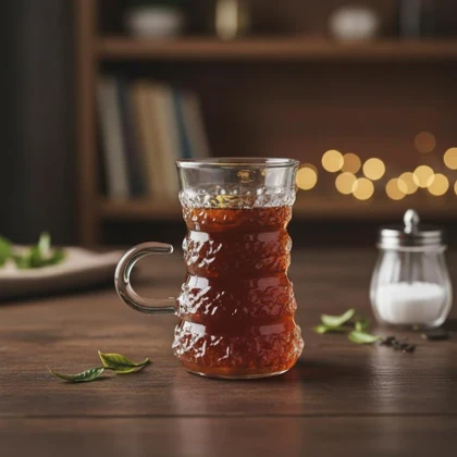 استکان چای خوری پیرکس کمر باریک / 63pa