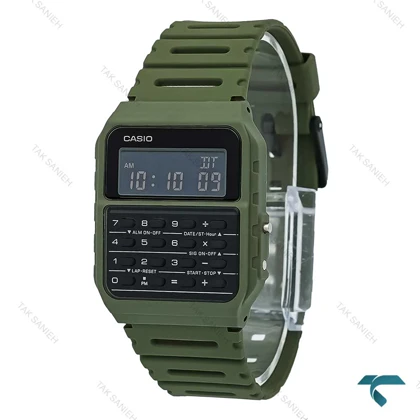ساعت مچی کاسیو CA-53W ماشین حسابی زنانه مردانه سبز Casio-7438-U