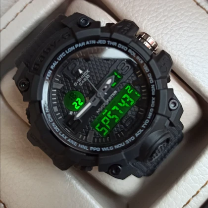 ساعت اسپرت بی بی جیشاک بند مشکی مات