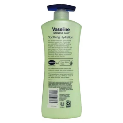 لوسیون بدن وازلین مدل Soothing Hydration