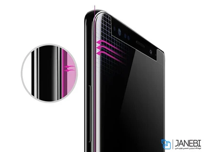محافظ صفحه نمایش شیشه ای یو وی سامسونگ UV Nano Glass Samsung Galaxy S9