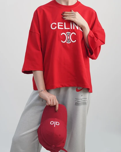 تیشرت باکسی celine | هیبا
