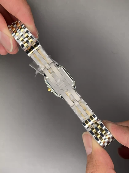 ساعت مچی کارتیه پنتر سیلورطلایی صفحه سفید Cartier Panthere